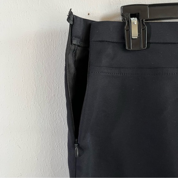 Akris Punto Pants Franca Techno Cotton Pants in Black High Rise Sz US 10 EUC - Picture 12 of 16